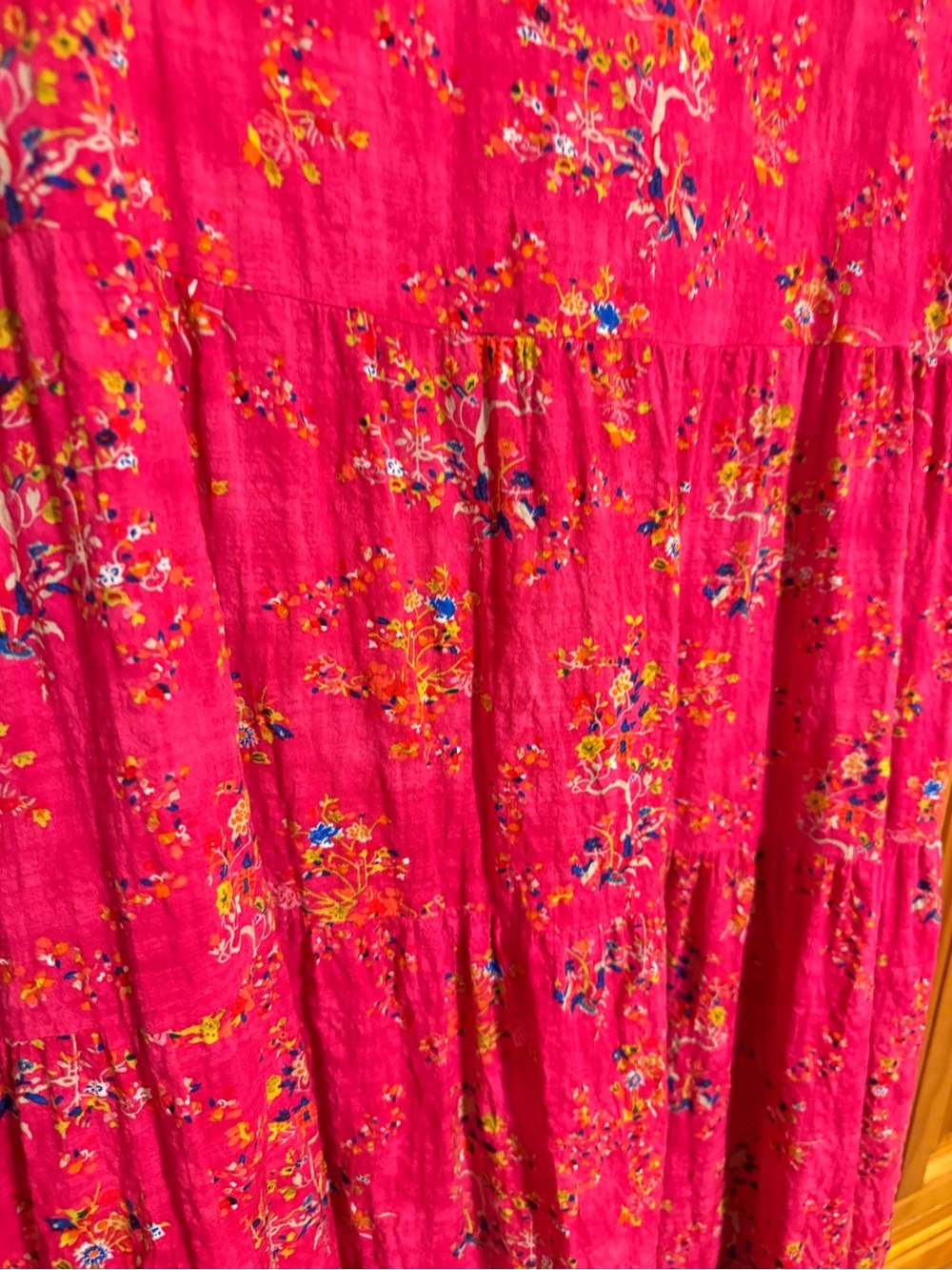 Women’s Hot Pink Summer Dress - Picture 4 of 5